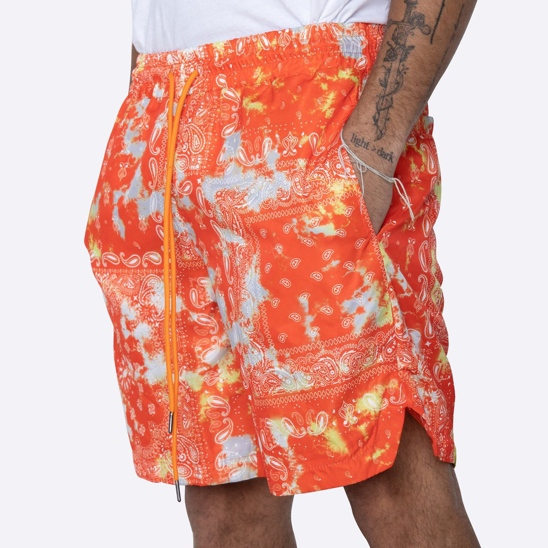Shorts à fleurs de cajou amples - Pantalons de plage décontractés